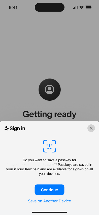 World ID App - Account Creation - Setting Passkeys.png